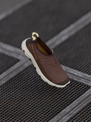 Sneakersy niskie Salomon ciemnobrązowy