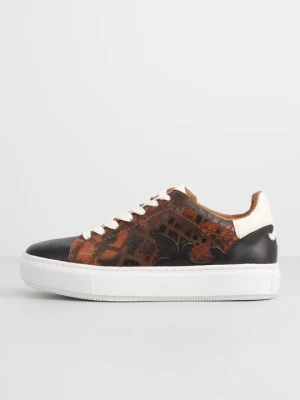 Sneakersy niskie Shabbies Amsterdam brązowy