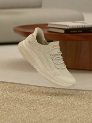 Sneakersy niskie Skechers mleczny