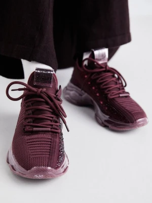 Sneakersy niskie Steve Madden bordowy