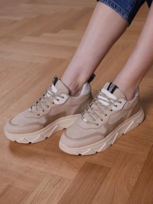 Sneakersy niskie Steve Madden nude
