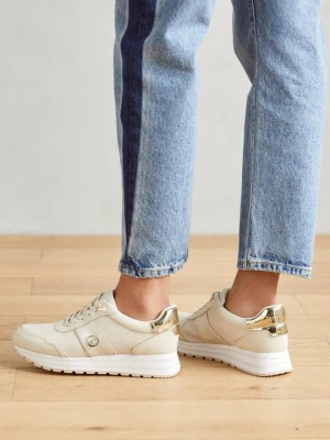 Sneakersy niskie Tamaris piaskowy
