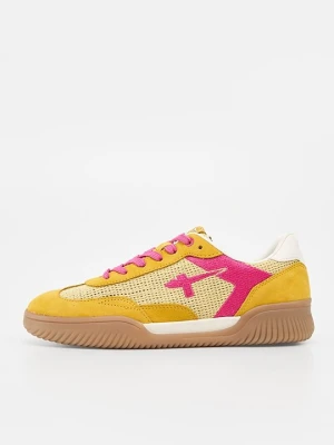 Sneakersy niskie Tamaris żółty