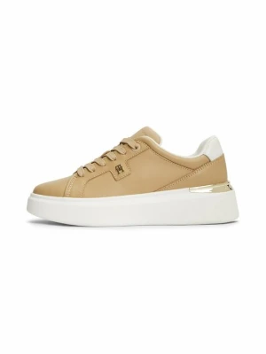 Sneakersy niskie Tommy Hilfiger jasnobrązowy