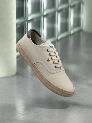 Sneakersy niskie Tommy Hilfiger nude