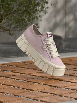 Sneakersy niskie Tommy Jeans różowy