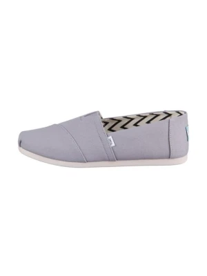 Sneakersy niskie Toms metaliczny szary