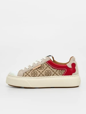 Sneakersy niskie Tory Burch czerwony