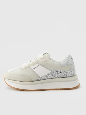 Sneakersy niskie TWINSET srebrny