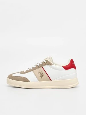 Sneakersy niskie U.S. POLO ASSN. mleczny