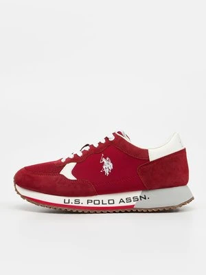 Sneakersy niskie U.S. POLO ASSN. czerwony