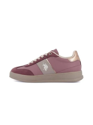 Sneakersy niskie U.S. POLO ASSN. jasnobrązowy melanż