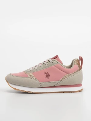 Sneakersy niskie U.S. POLO ASSN. jasnoróżowy