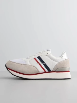 Sneakersy niskie U.S. POLO ASSN. mleczny