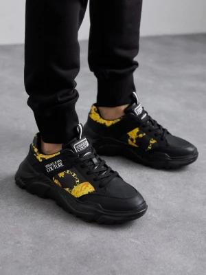 Sneakersy niskie Versace Jeans Couture czarny