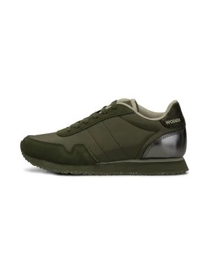 Sneakersy niskie Woden ciemnozielony