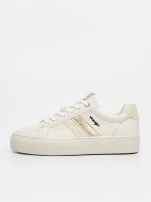 Sneakersy niskie Wrangler mleczny