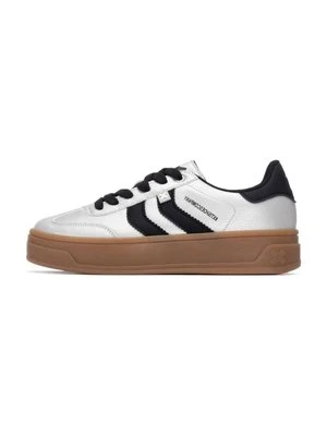 Sneakersy niskie Xti srebrny