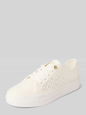 Sneakersy niskie z efektem siateczki Tommy Hilfiger