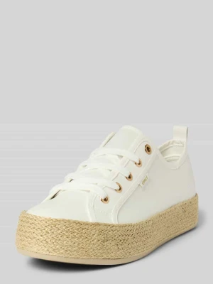 Sneakersy niskie z jutowym detalem w stylu espadryli model ‘OLINDA’ Only