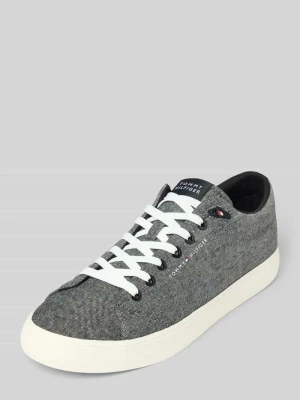 Sneakersy niskie z lnu chambray Tommy Hilfiger