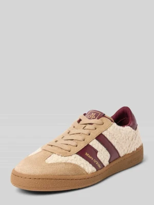 Sneakersy niskie z mieszanki skóry Marc O'Polo
