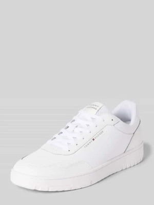 Sneakersy niskie z mieszanki skóry Tommy Hilfiger