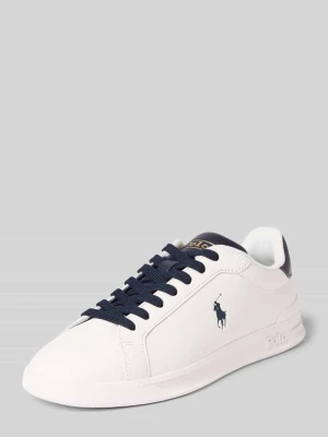 Sneakersy o niskim kroju z prawdziwej skóry Model 'HERITAGE COURT II' Polo Ralph Lauren