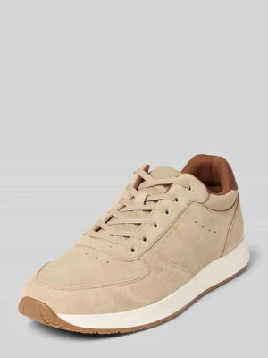 Sneakersy niskie z naturalnej skóry welurowej Tommy Hilfiger