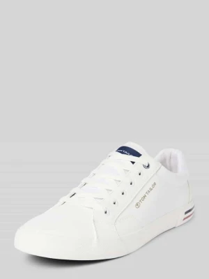 Sneakersy niskie z taśmą z logo na cholewce Tom Tailor