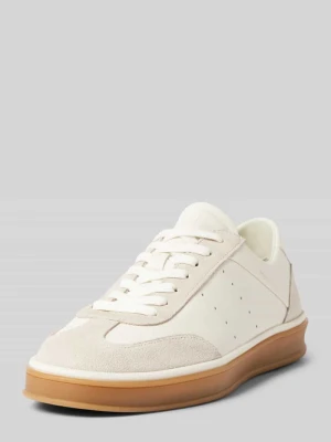 Sneakersy niskie z welurowej skóry bydlęcej Marc O'Polo