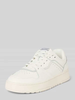 Sneakersy niskie z wysokiej jakości skóry bydlęcej Marc O'Polo