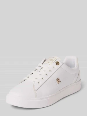 Sneakersy niskie ze skóry naturalnej Tommy Hilfiger