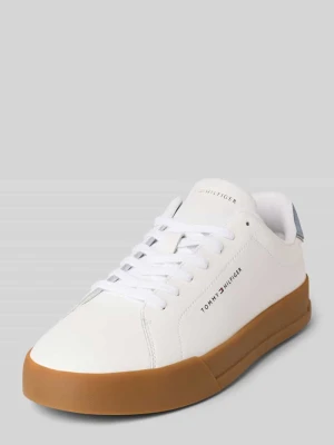 Sneakersy niskie ze skóry naturalnej Tommy Hilfiger