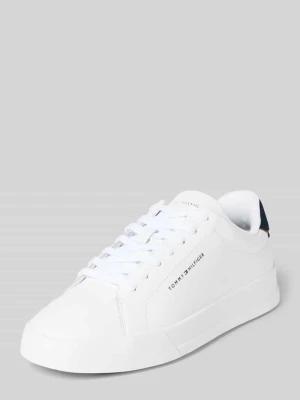 Sneakersy niskie ze skóry naturalnej Tommy Hilfiger
