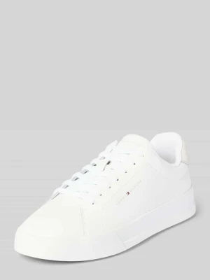 Sneakersy niskie ze skóry naturalnej Tommy Hilfiger