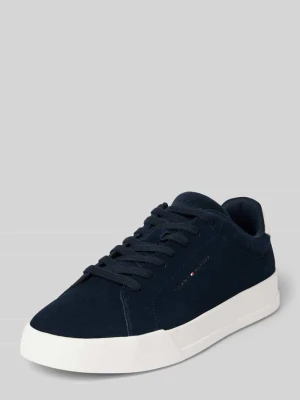 Sneakersy niskie ze skóry welurowej model ‘COURT CORE’ Tommy Hilfiger
