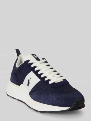 Niskie sneakersy z weluru Polo Ralph Lauren