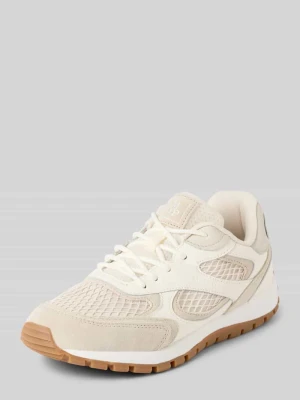 Sneakersy niskie ze wstawką z siateczki o grubych oczkach Marc O'Polo