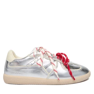 Sneakersy Nokwol August Srebrny