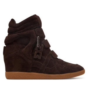 Sneakersy Nokwol Demmi Brązowy