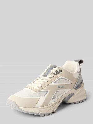 Sneakersy o niskim kroju z detalem z logo model 'HIKE RUN' CK Calvin Klein