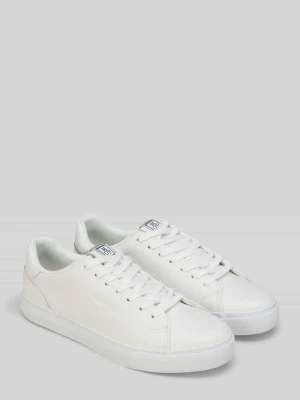 Sneakersy o niskim kroju z naturalnej skóry model 'BODIL' Marc O'Polo