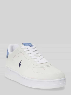 Zdjęcie produktu Sneakersy o niskim kroju z naturalnej skóry Polo Ralph Lauren Biały