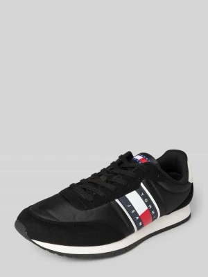 Sneakersy o niskim kroju z wytłaczanym logo model 'CLASSIC RUNNER' Tommy Jeans czarny