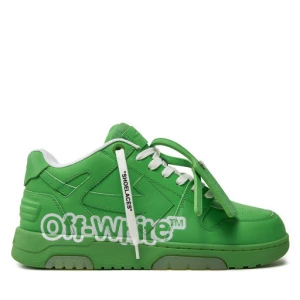 Sneakersy Off-White OMIA189S22LEA0045501 Zielony