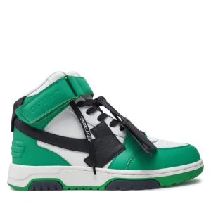 Sneakersy Off-White OMIA259S23LEA0015510 Zielony