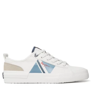 Sneakersy Pepe Jeans Allen Flag Color PMS30903 Biały
