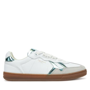 Sneakersy Pepe Jeans Ball Rise W PLS00037 Biały