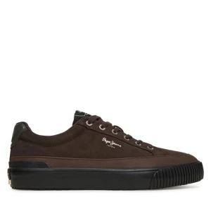 Sneakersy Pepe Jeans Ben Evolution M PMS300001 Brązowy